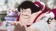 Sentomaru's Sumo in the One Piece anime (Image via Toei Animation)